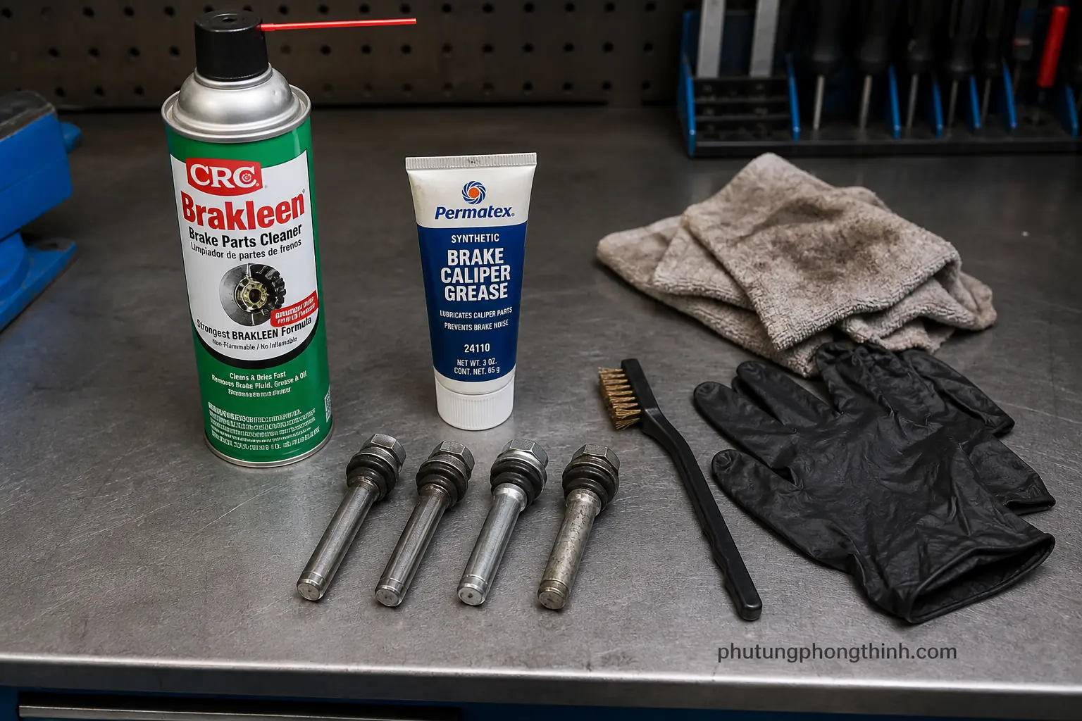 Cómo lubricar los pasadores guía de la pinza de freno