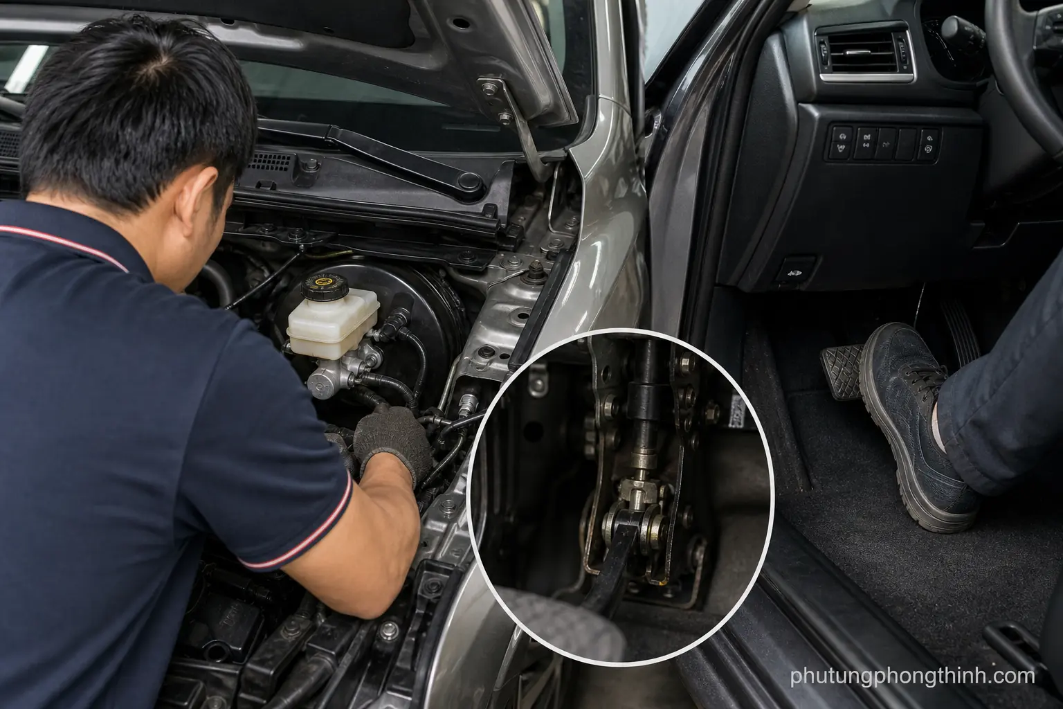 Cách nhận biết xi lanh tổng phanh hỏng: 7 dấu hiệu rõ ràng