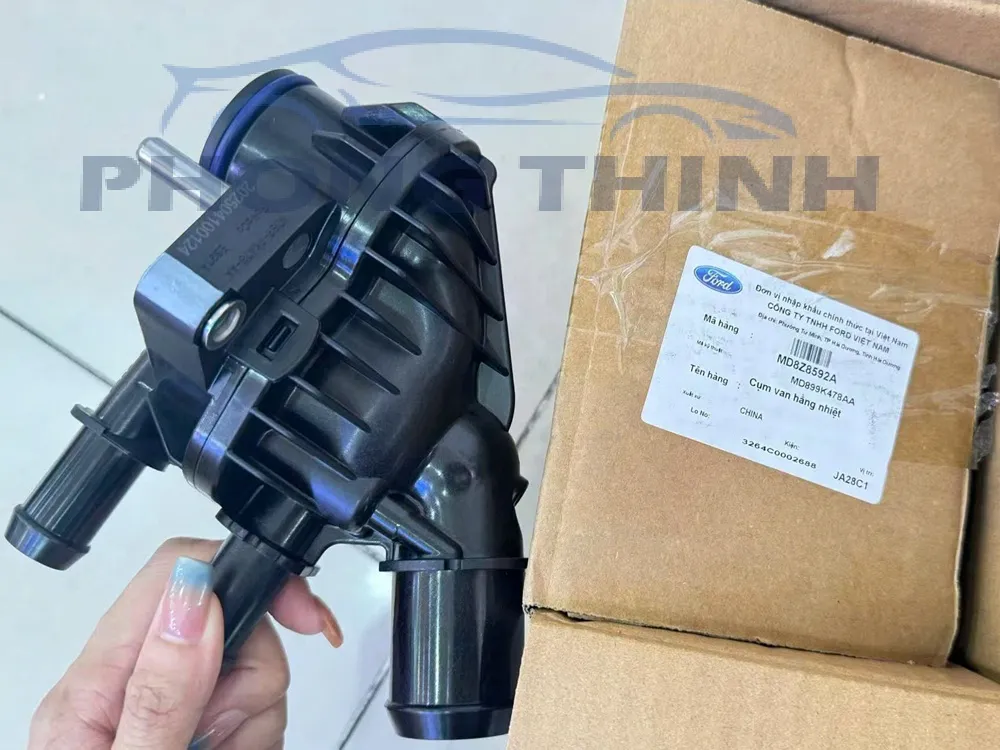 Cụm van hằng nhiệt Ford Ecosport 2018-2021 1.5 chính hãng MD8Z8592A