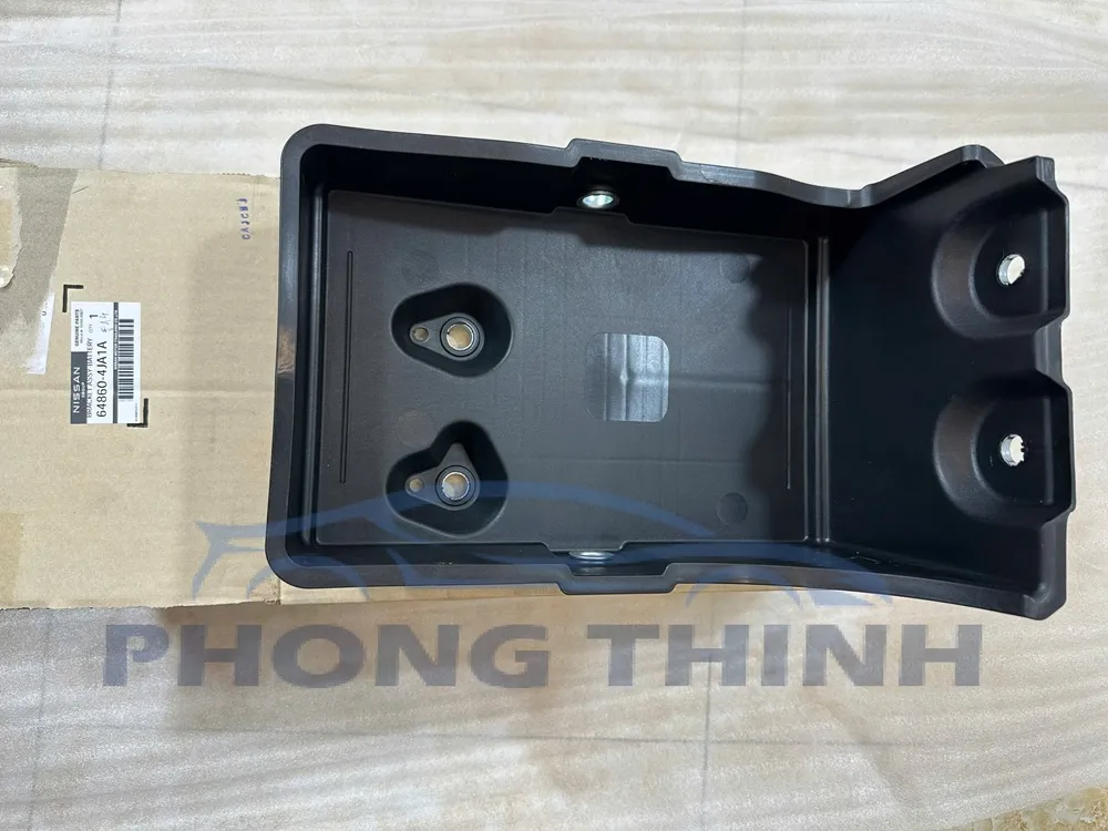 Đế bình ắc quy Nissan Navara 2015-2020 chính hãng 648604JA1A
