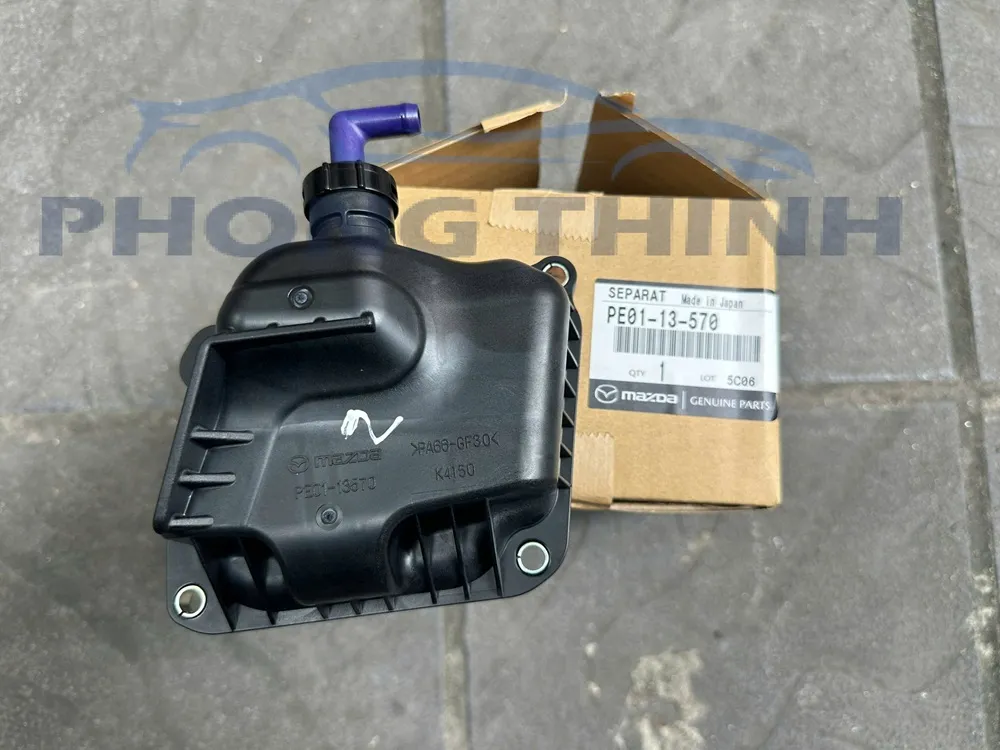 Hộp tách dầu Mazda 3, Mazda 6, Mazda CX5  2.0 2015-2021 chính hãng PE0113570