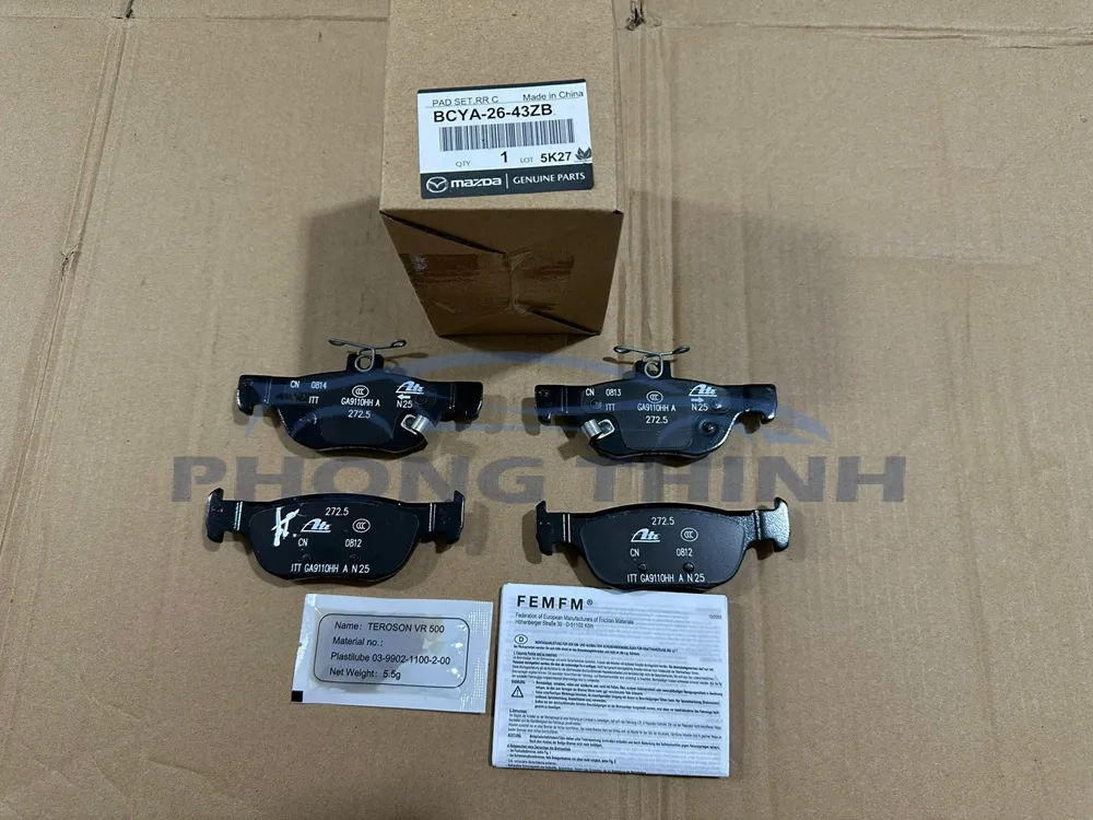 Má phanh sau Mazda 3 2019-2025 BCYA2643ZB