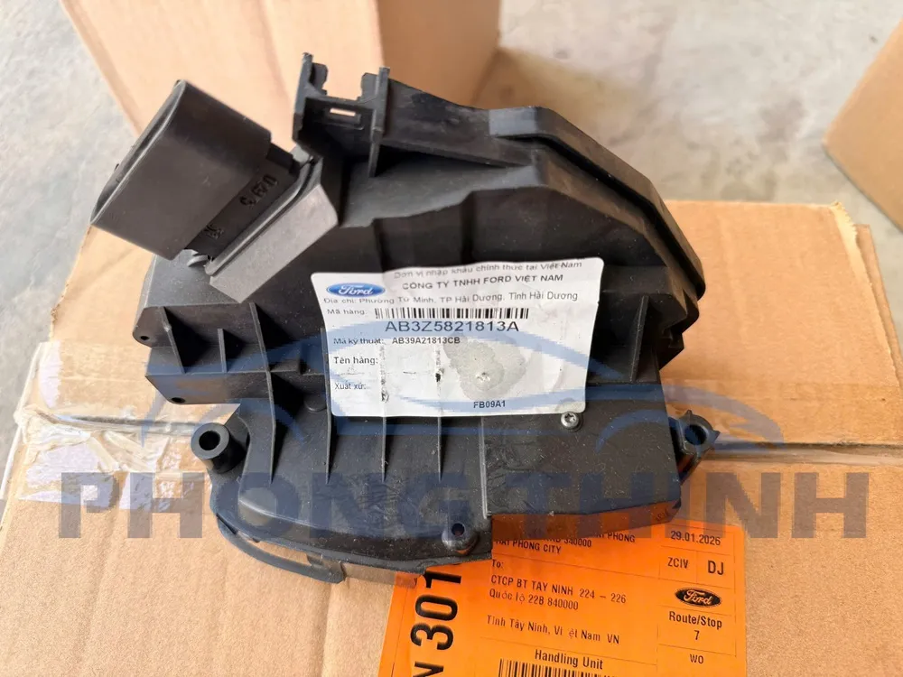 Ổ khóa ngậm trước lái LH Ford Ranger 2013-2015 chính hãng AB39A21813CB