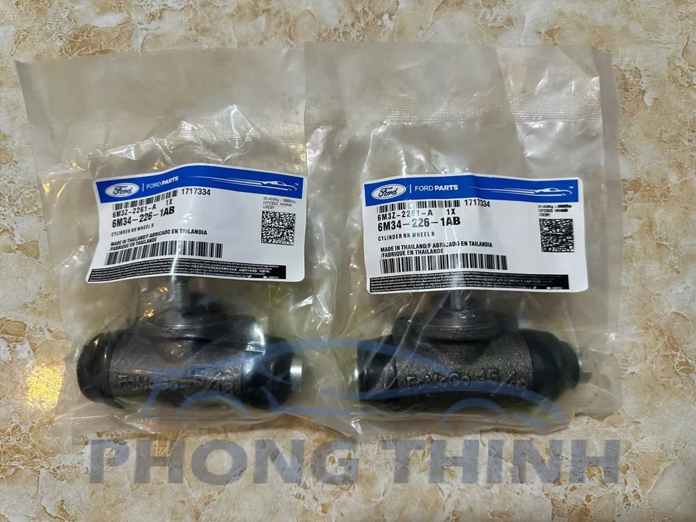Xi lanh phanh sau Ford Ranger Mazda BT50 2001-2020 OEM 6M3Z2261A