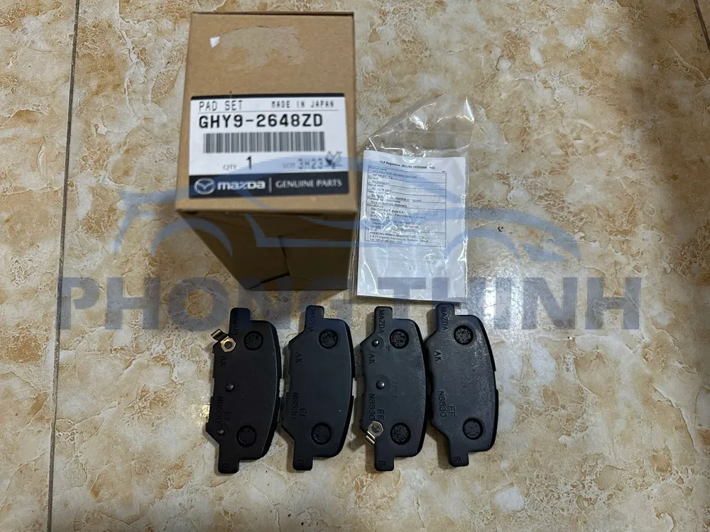 Má phanh sau Mazda 6 2014-2016 chính hãng - GHY92648ZD